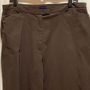 VENEZIA JEANS STRETCH PANT SZ 16 BROWN